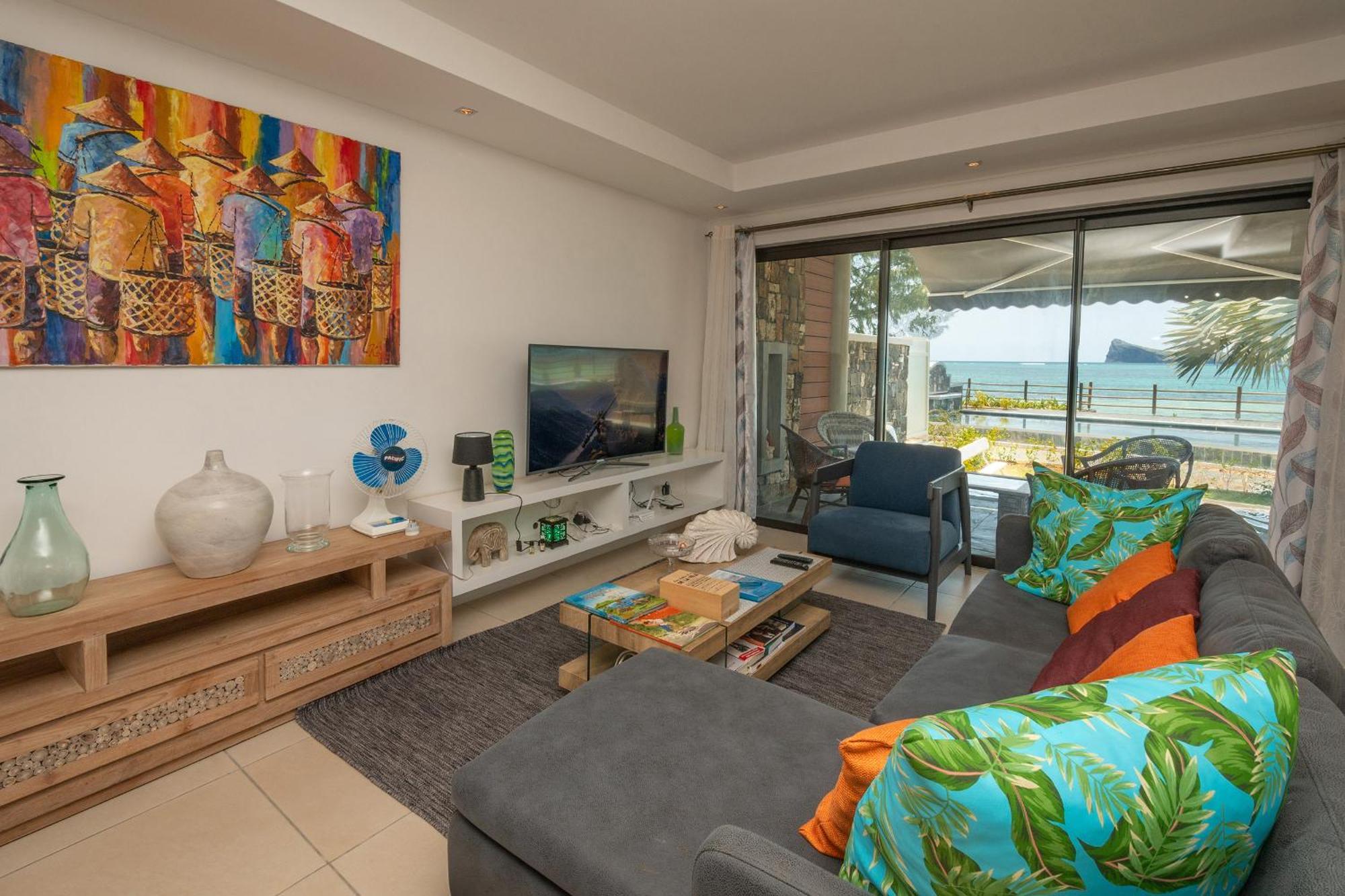 Luxury Beachfront Duplex, Coin De Mire View / 3Bed Кап Малюро Екстериор снимка